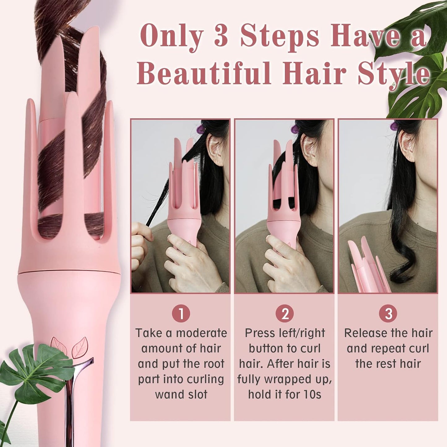 Naotstore - Rotating automatic curling iron