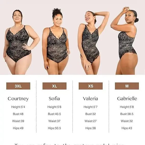 🎉🔥LAST DAY 51% OFF🔥Women's Sexy Lace Bodysuit