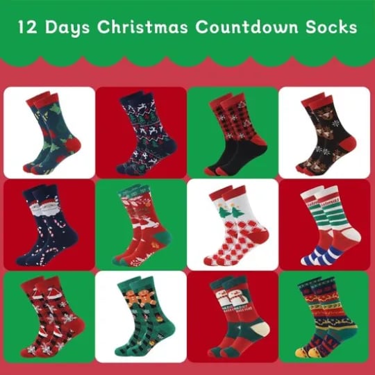 Naotstore - Christmas Warm Socks Advent Calendar