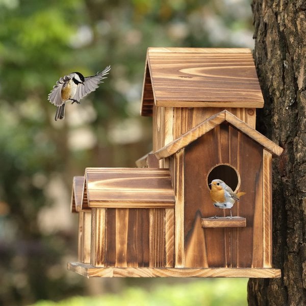 Naotstore - 6 Hole Handmade Bird House
