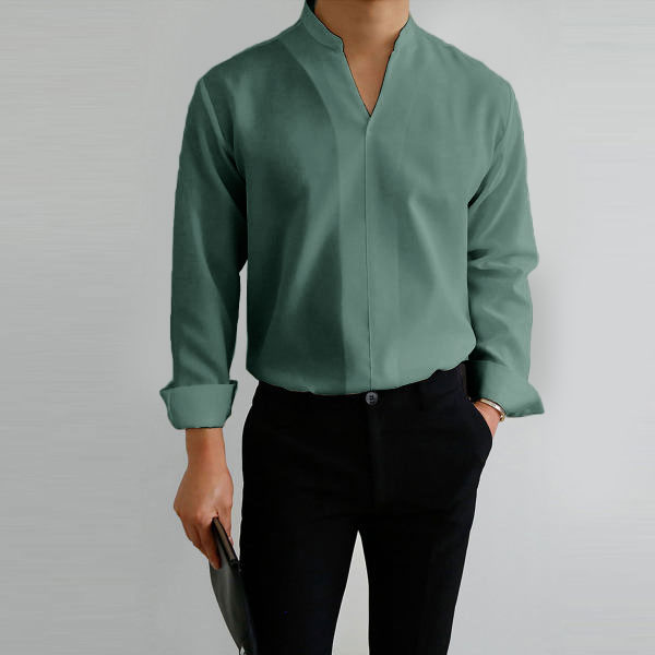 Naotstore - Gentlemans Simple Design Casual Shirt