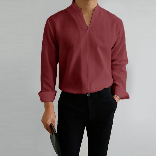 Naotstore - Gentlemans Simple Design Casual Shirt