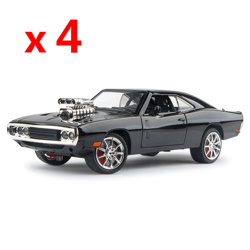 Naotstore - 1:24 Scale Die-Cast Vehicle - Dom's 1970 R/T Metal Model Car