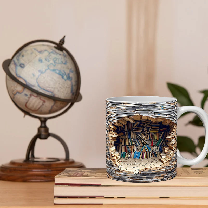 š¤£Last day! š„Special sale - 3D Bookshelf Mug - naotstore