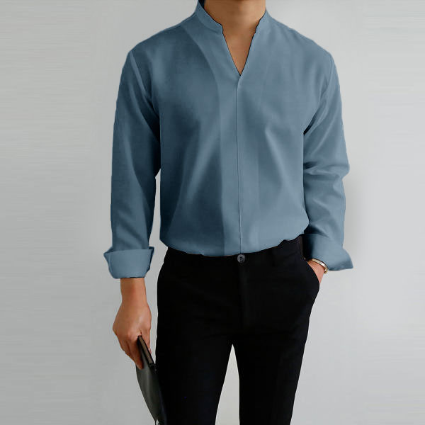 Naotstore - Gentlemans Simple Design Casual Shirt
