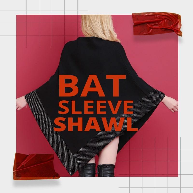 Naotstore - Shiny Women's Wool Shawl