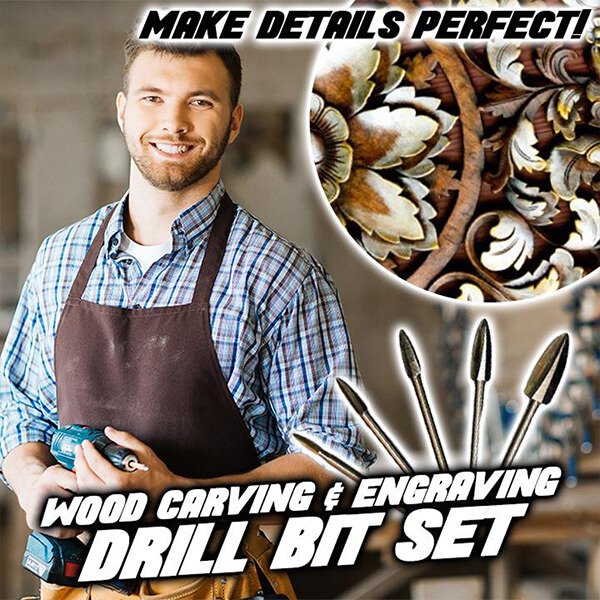 Naotstore - 5-piece woodcarving drill bit sets