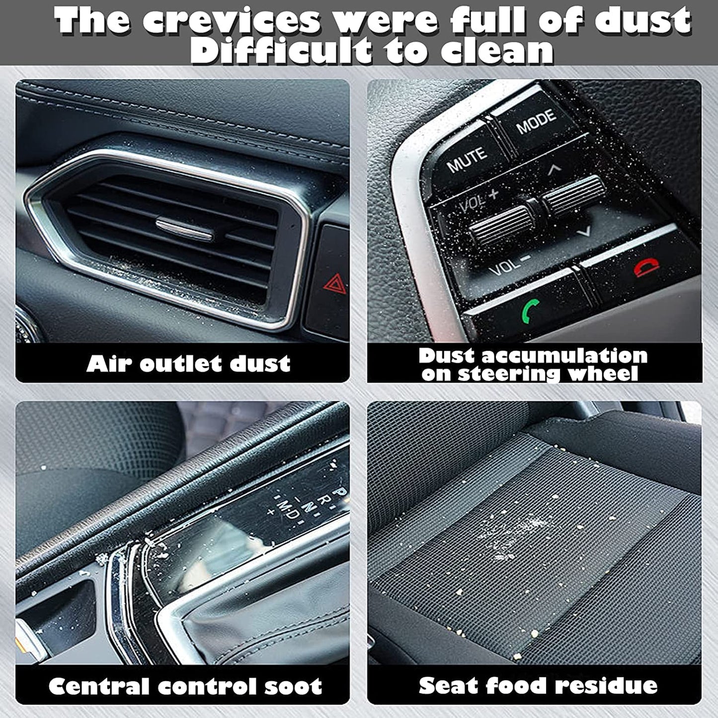 🔥LAST DAY 49% OFF🔥Exclusive Logo Customization🚗Car Interior Cleaning Multi-Tool Brush