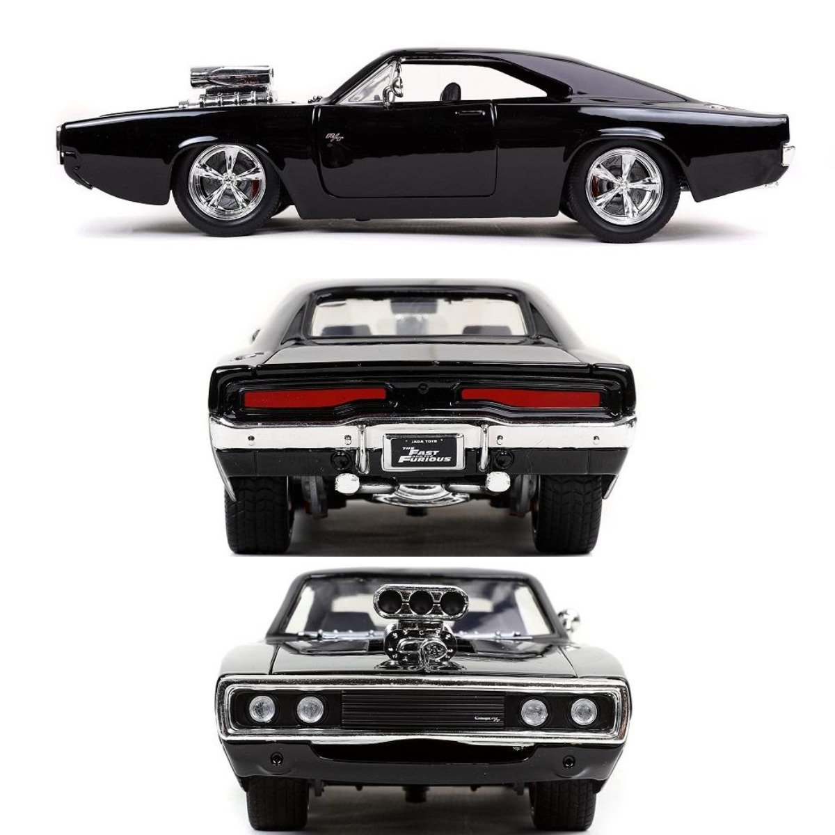 Naotstore - 1:24 Scale Die-Cast Vehicle - Dom's 1970 R/T Metal Model Car