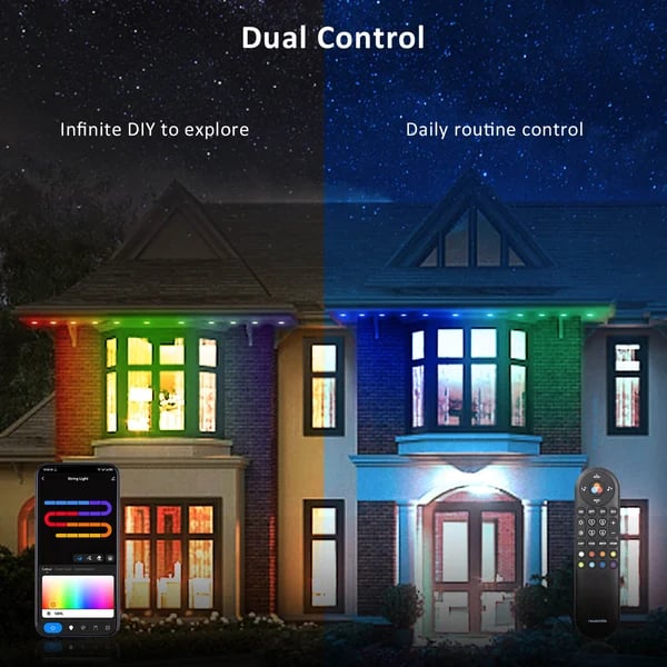 Naotstore - Smart Rainbow LED Permanent Outdoor Light