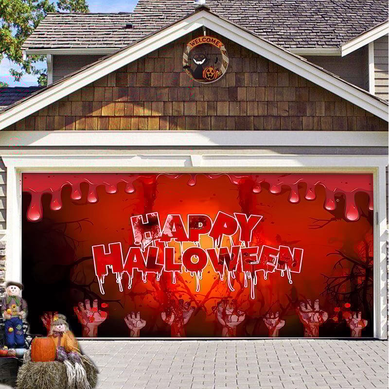 Naotstore - Halloween Garage Door Decoration