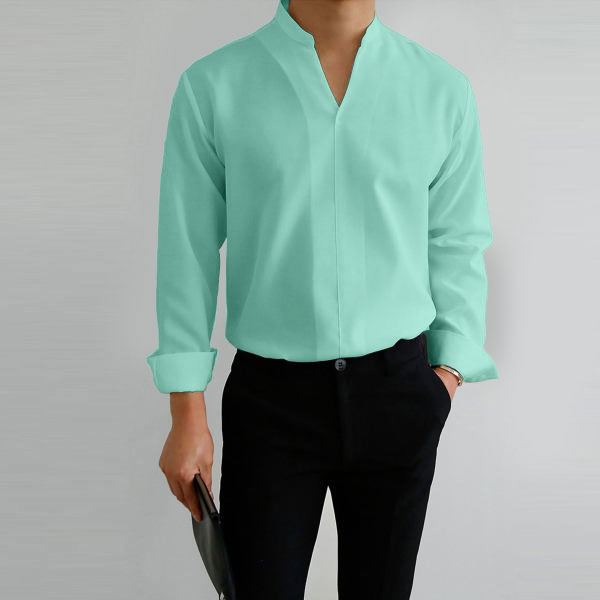 Naotstore - Gentlemans Simple Design Casual Shirt