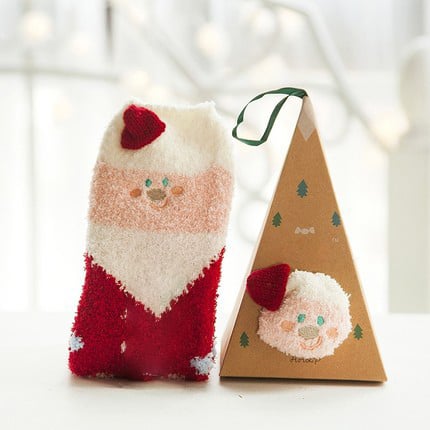 Naotstore - Cute Christmas Style Thickened Warm Socks