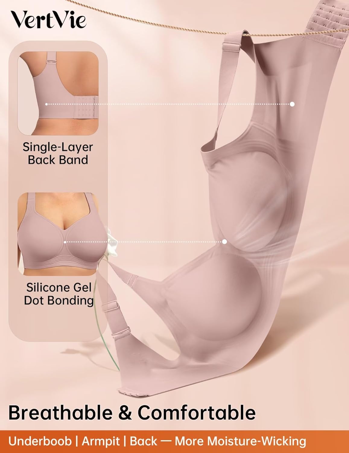 👙Plus Size Wireless Jelly Bra - Super Comfort