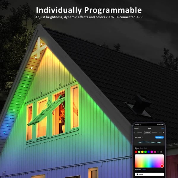 Naotstore - Smart Rainbow LED Permanent Outdoor Light