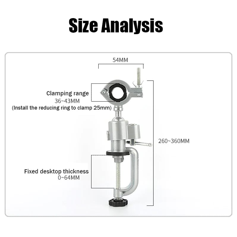 Naotstore - Flexible rotating electric grinder and electric drill universal rotating fixed bracket