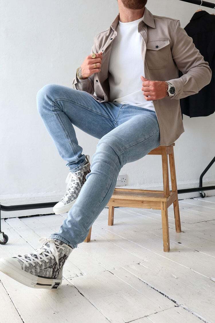 Naotstore - Button Down Shirt Jacket