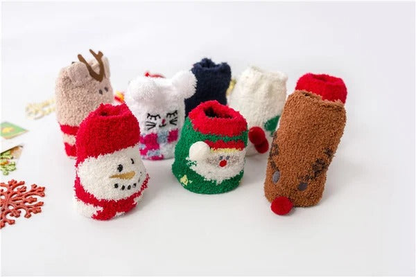 Naotstore - Cute Christmas Style Thickened Warm Socks
