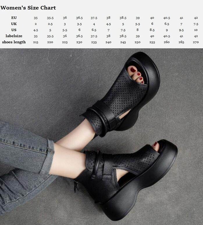 Naotstore - Newest Women's Retro Soft PU Leather Sandalias