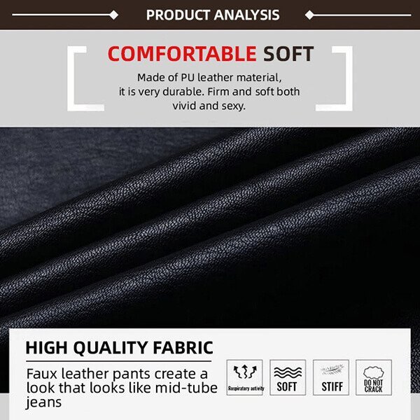 Naotstore - S-shaped PU Leather Leggings