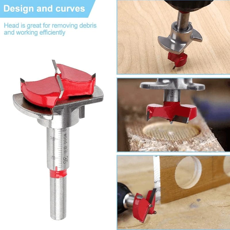 Naotstore - Positioning Woodworking Drill Bit Set