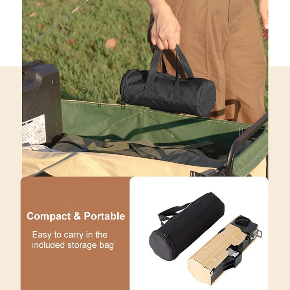Naotstore - Compact Folding Spyder Camping Gas Stove