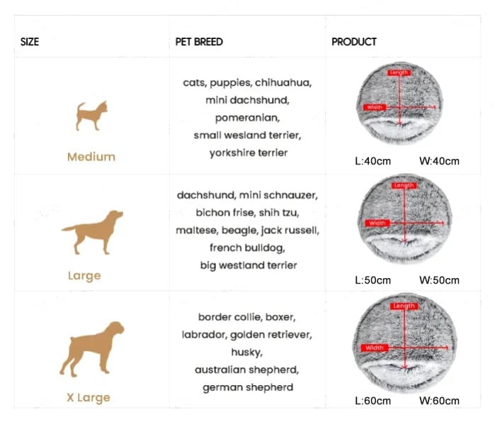 Naotstore - Plush bed for dogs & cats