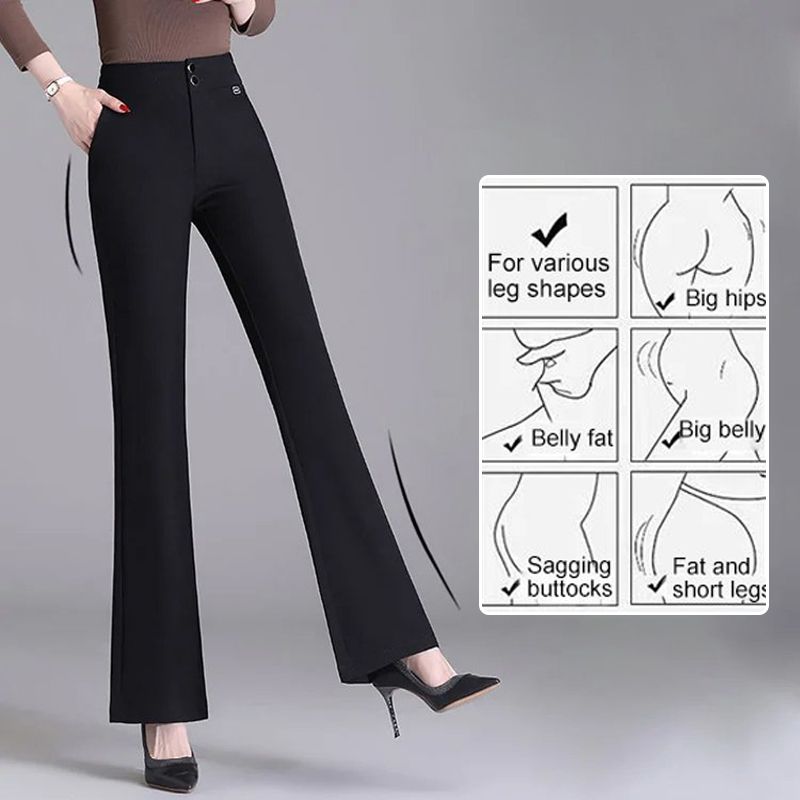Naotstore - Women’s Fashion Elegant Flare Trousers