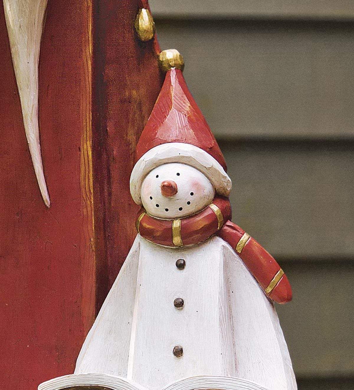 Naotstore - Santa And Snowman Sculpture