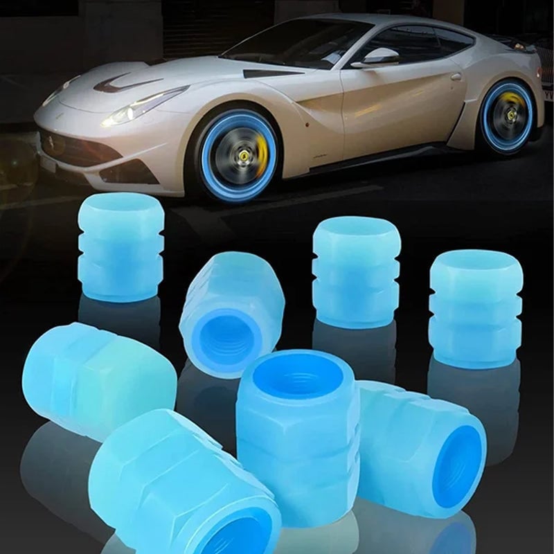 Naotstore - Universal Fluorescent Tire Valve Caps