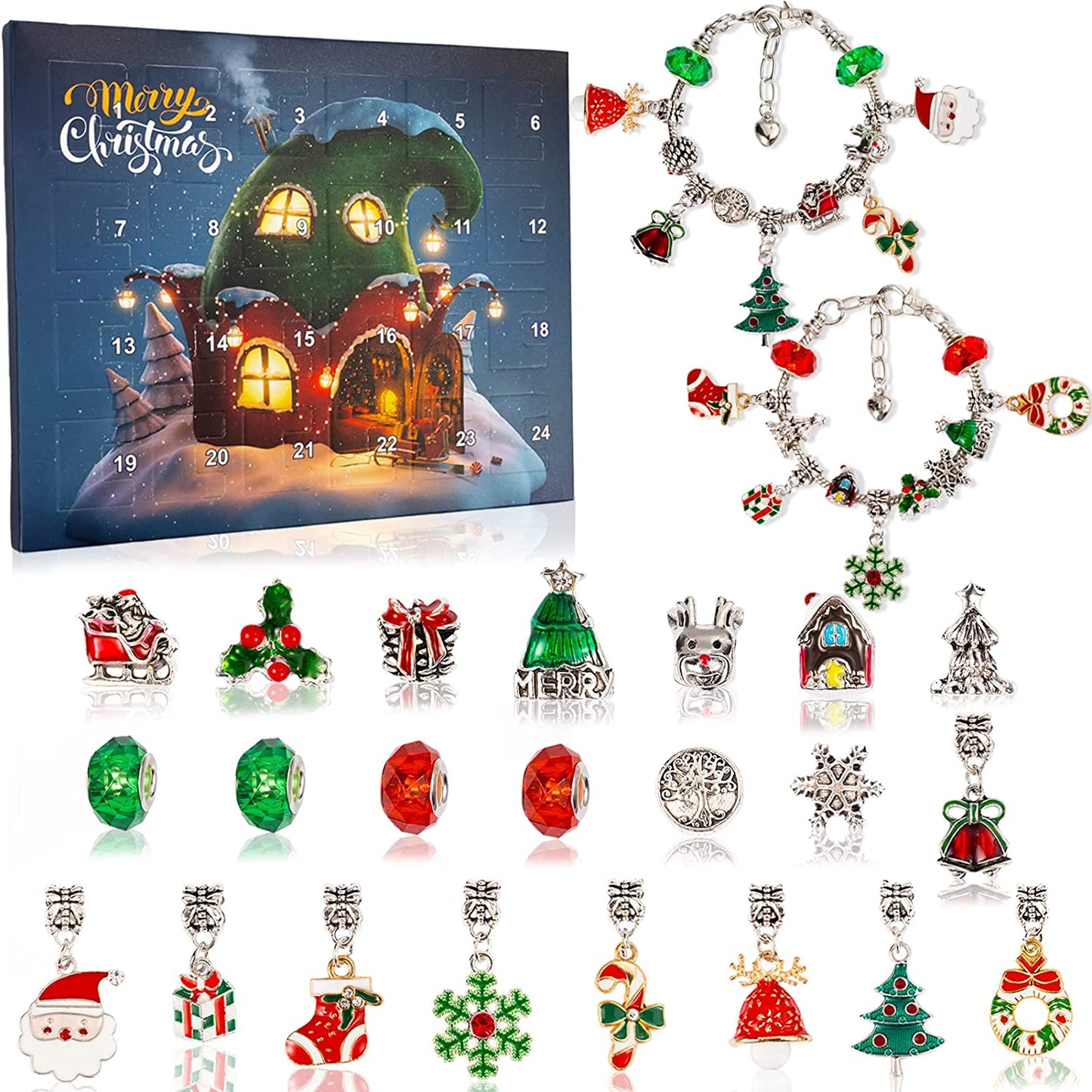 Naotstore - diy christmas advent calendar bracelets set