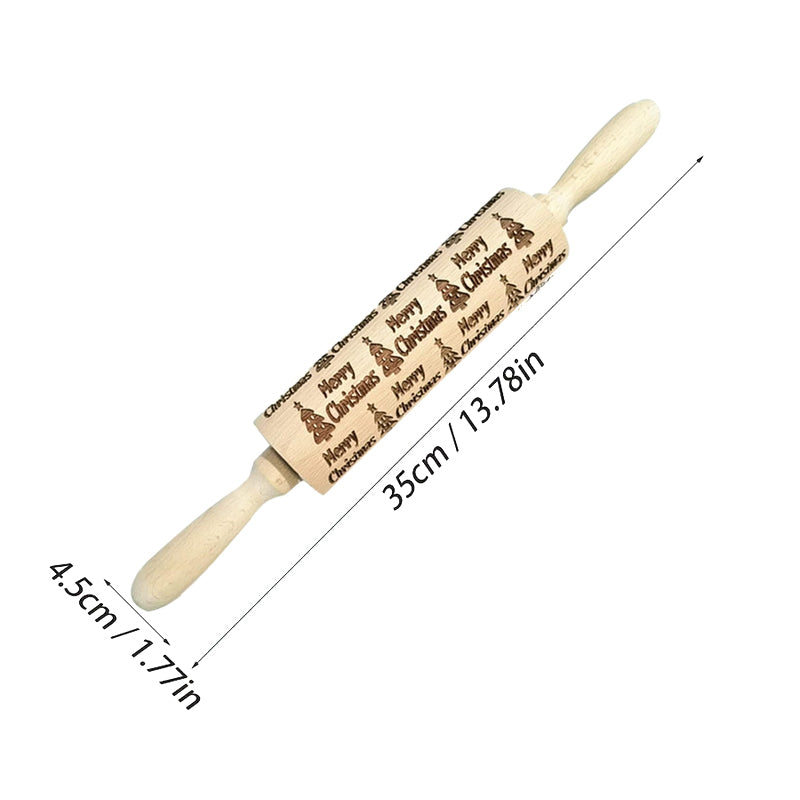 Naotstore - Christmas Wooden Rolling Pins