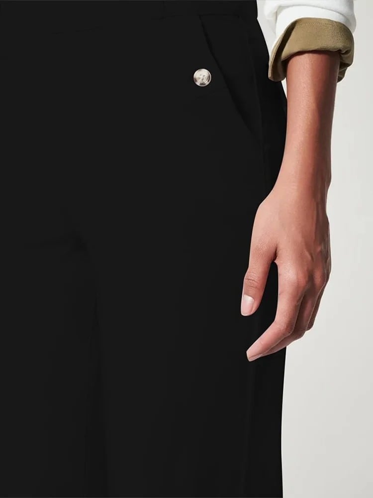 đLast day! đ„Special sale -Tummy Control Twill Cropped Wide Leg Pant - naotstore