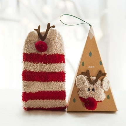 Naotstore - Cute Christmas Style Thickened Warm Socks