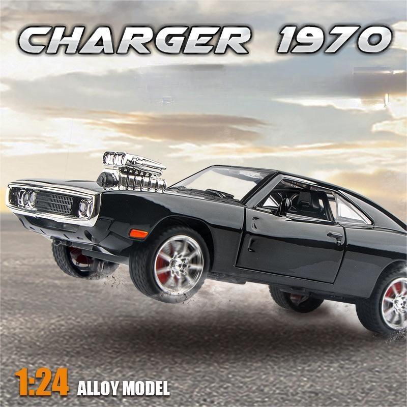 Naotstore - 1:24 Scale Die-Cast Vehicle - Dom's 1970 R/T Metal Model Car