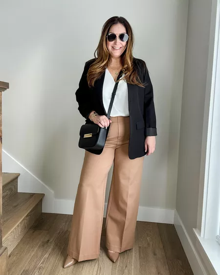 š¤£Last day! š„Special sale - Tummy Control Button Wide Leg Pant - naotstore