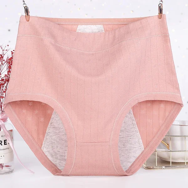 💥Buy 1 get 2 free - High-waisted large-size pure cotton antibacterial and leak-proof physiological underwear - naotstore