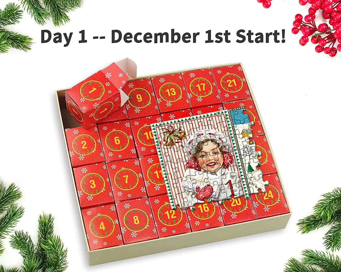 Naotstore - Christmas Advent Calendar Puzzle