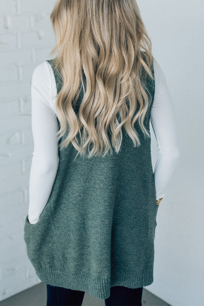 Naotstore - Cozy Pocket Sweater Vest
