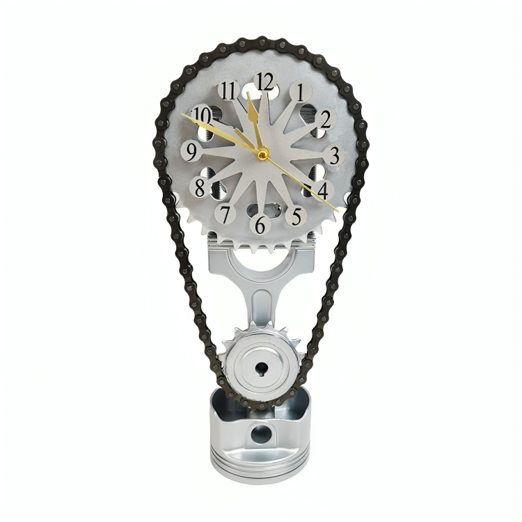 Naotstore - Rotating Metal Gear Clock