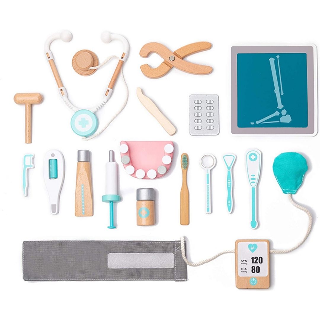 Naotstore - Wooden Doctor Role Play Set