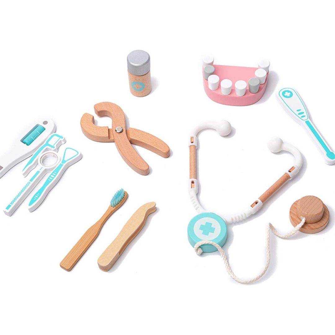 Naotstore - Wooden Doctor Role Play Set