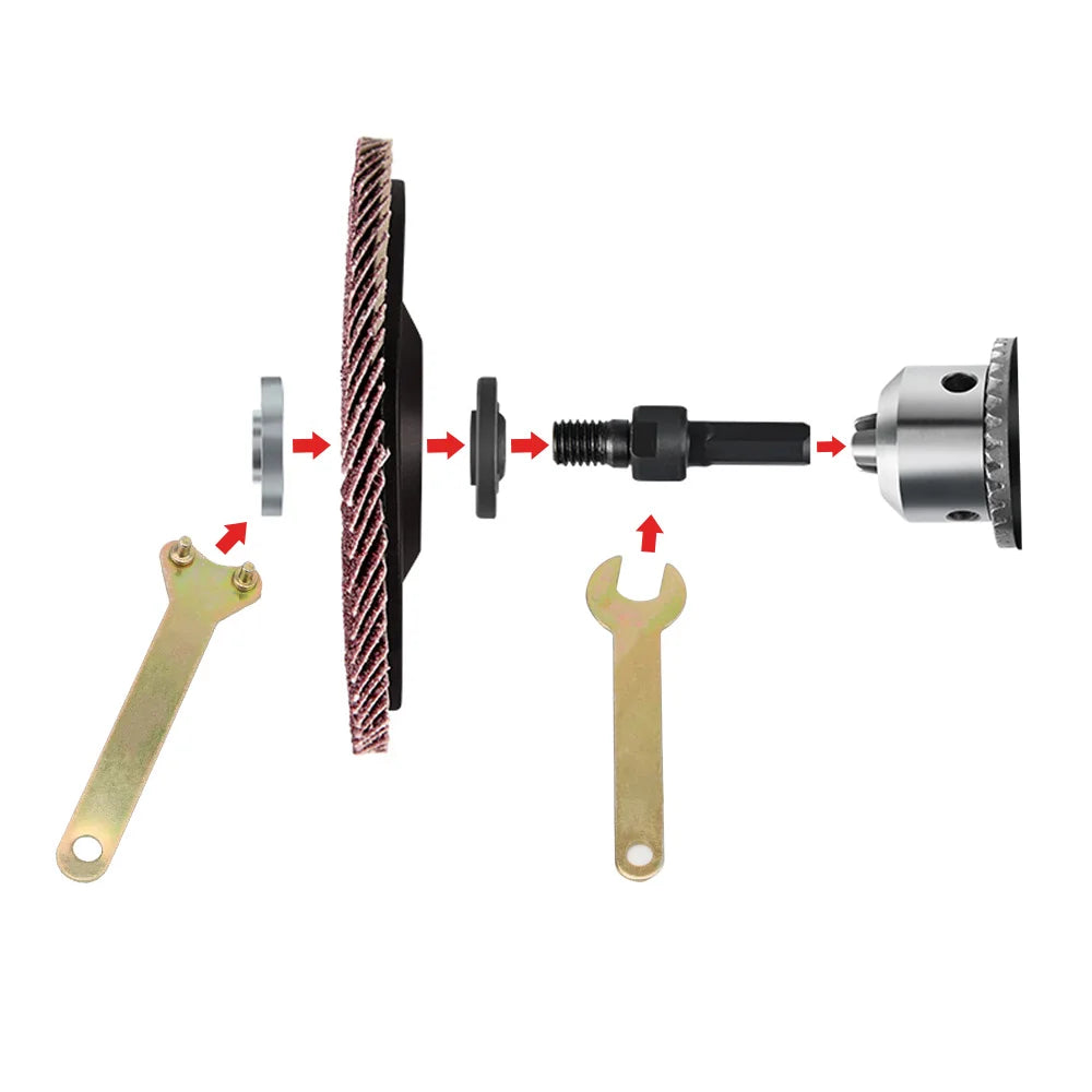 🔥LAST DAY 59% OFF🔥Electric Drill Angle Grinder Conversion Kit