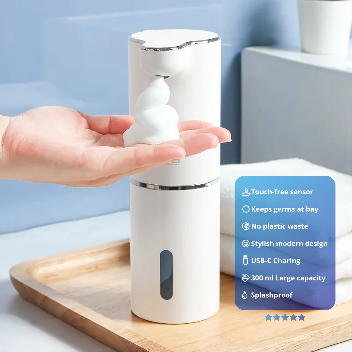 Naotstore - Touch-free Automatic Foam Soap Dispensers