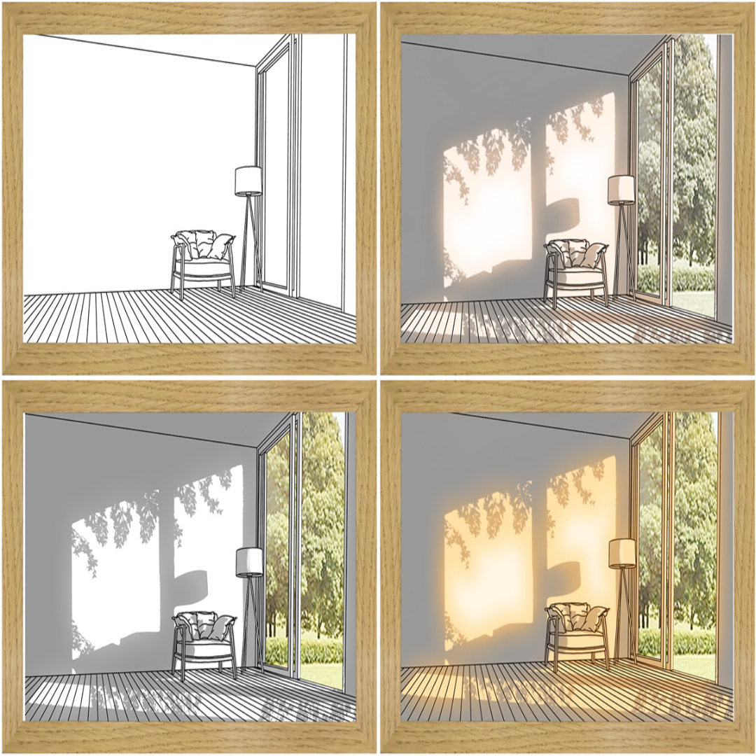 Naotstore - Creative DIY Sunlight Painting Night Light