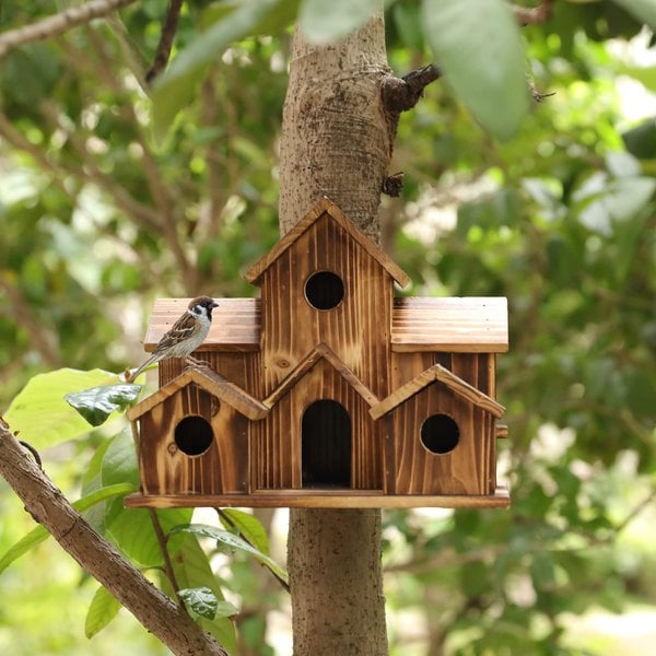 Naotstore - 6 Hole Handmade Bird House