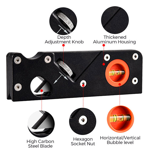 Naotstore - Chamfer Plane Woodworking Edge Corner Flattening Tool