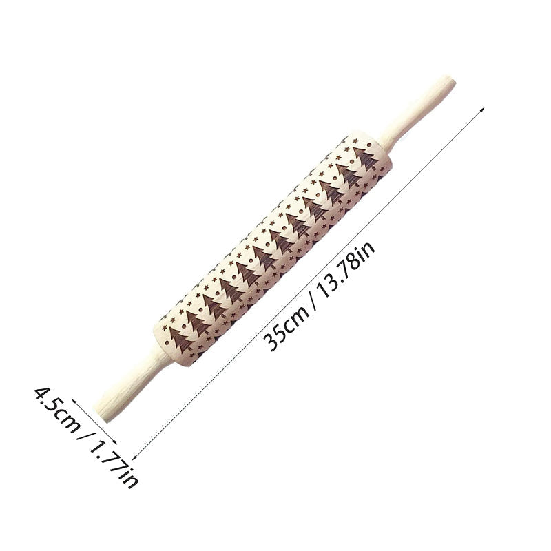 Naotstore - Christmas Wooden Rolling Pins