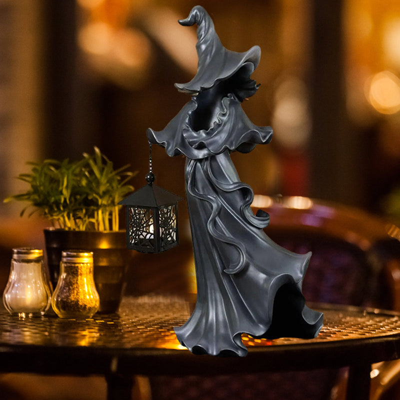 Naotstore - Witch With Lantern Decoration