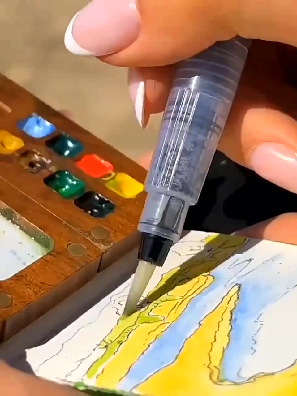 Naotstore - Pocket Watercolor Kit